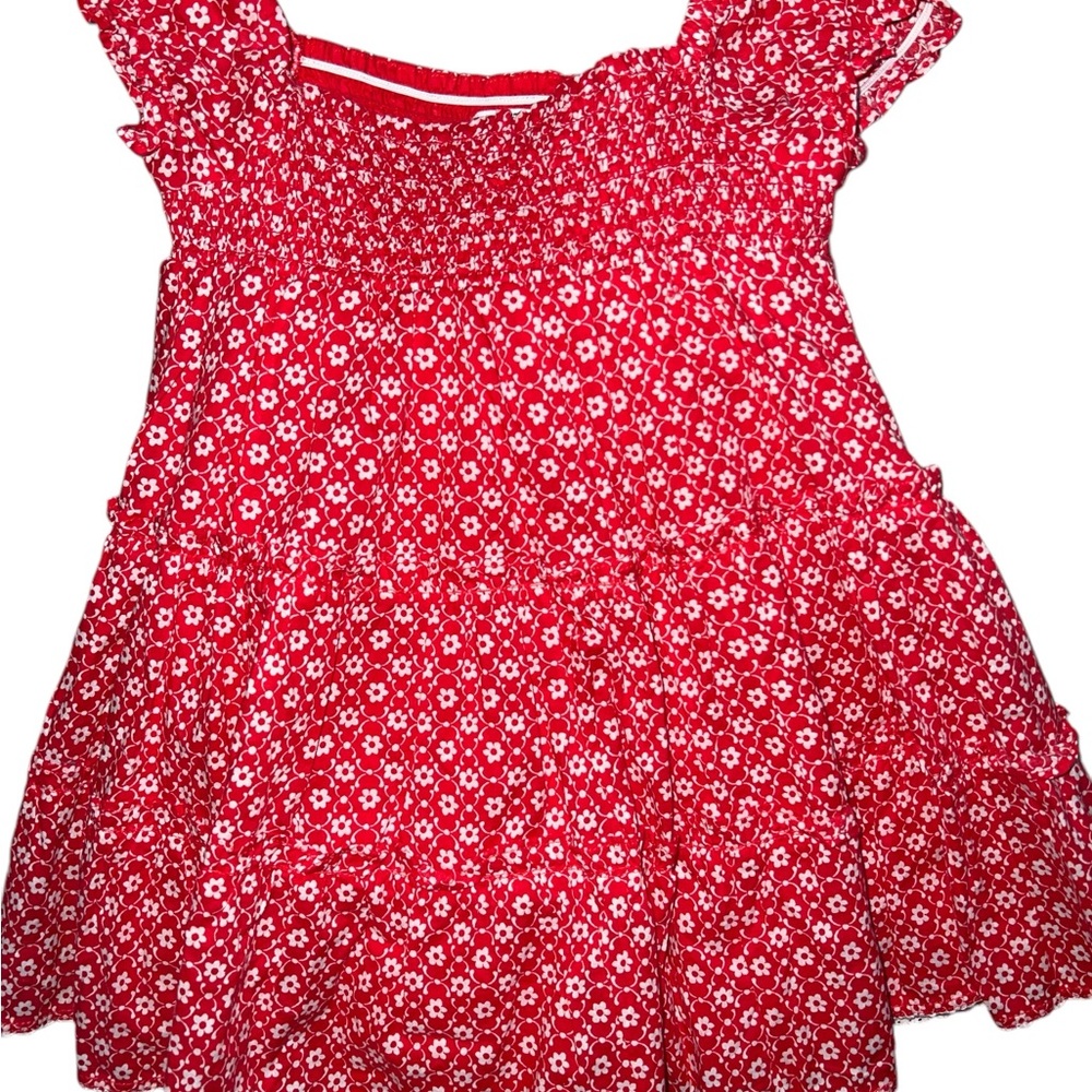 JANIE & JACK | THE ABIGAIL SMOCKED FLORAL BABY DRESS